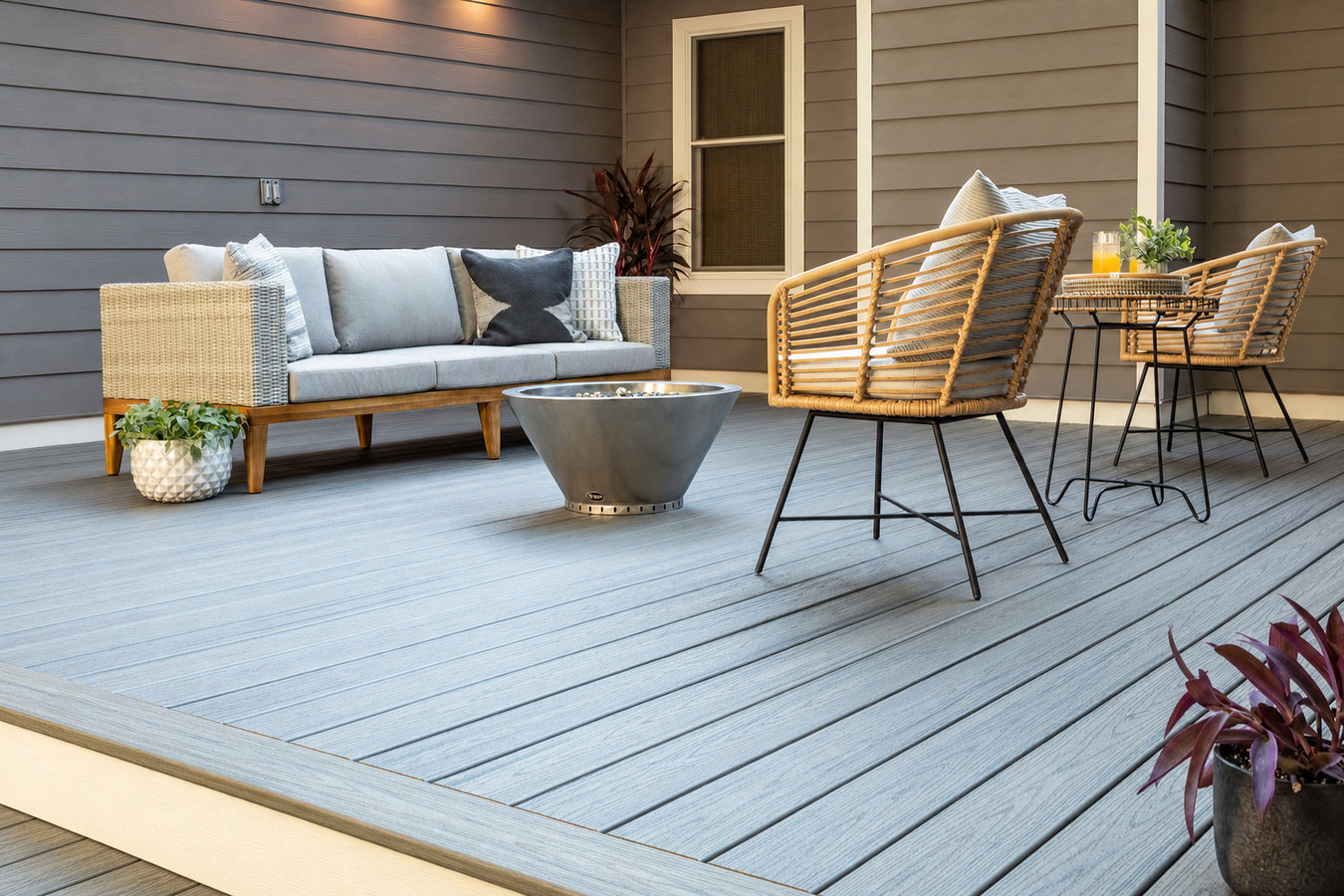 Trex deck installation